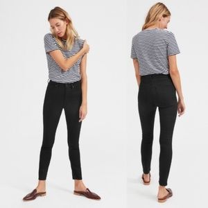 Everlane The High-Rise Skinny Black Jean / Sz 26